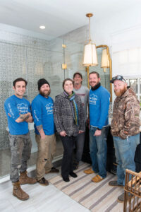 Blue Ridge Plumbing LLC PICTURED Left to right: Matt Perez, Houston Mason, Kellianne Sprouse, Willie Moseley, Charlie Hipskind, Tyler Belderes